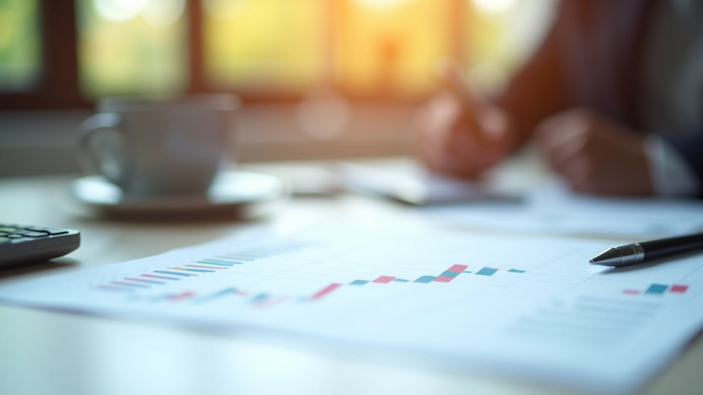 Finansinių duomenų analizė su akcijų grafiku, kurie rodo kilimą ir kritimą, naudojami mokymosi modeliams